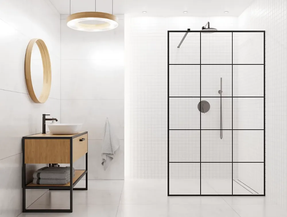 Ilcom Mosaïque Pour Douche|Mosaïque<Mosaïque sur résille pour salle de bain et cuisine en céramique 30.2 cm x 30.2 cm - White chaturanga