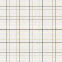 Ilcom Mosaïque Pour Douche|Mosaïque<Mosaïque sur résille pour salle de bain et cuisine en céramique 30.2 cm x 30.2 cm - White chaturanga