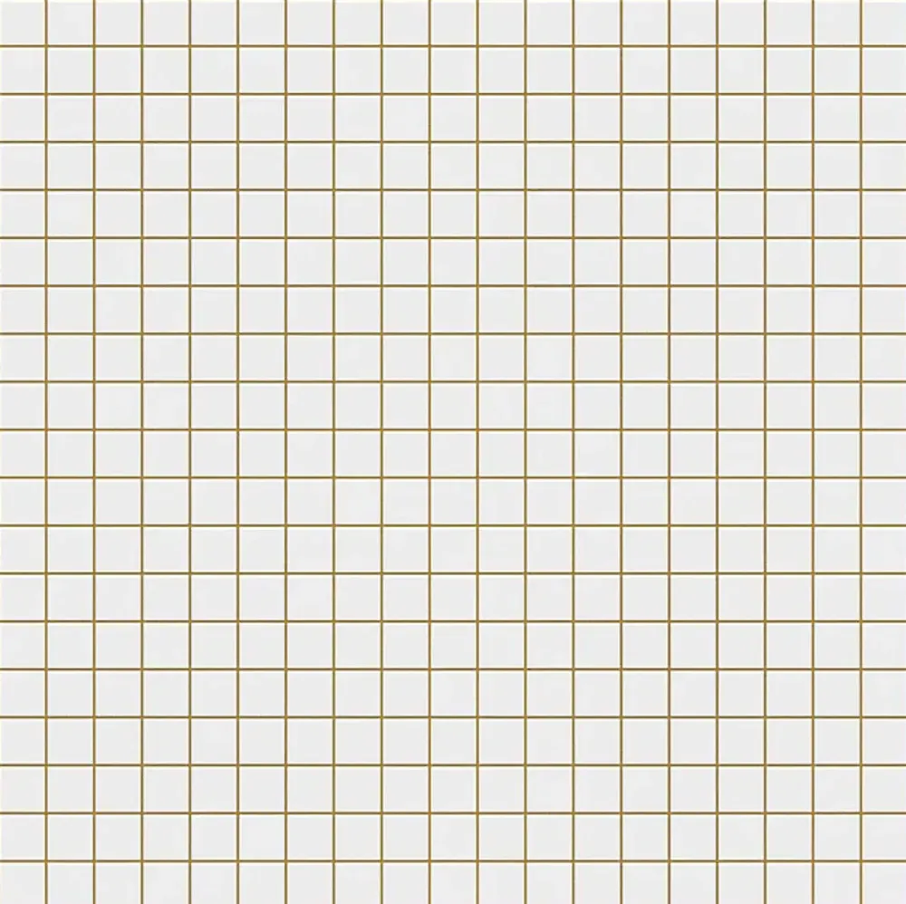 Ilcom Mosaïque Pour Douche|Mosaïque<Mosaïque sur résille pour salle de bain et cuisine en céramique 30.2 cm x 30.2 cm - White chaturanga