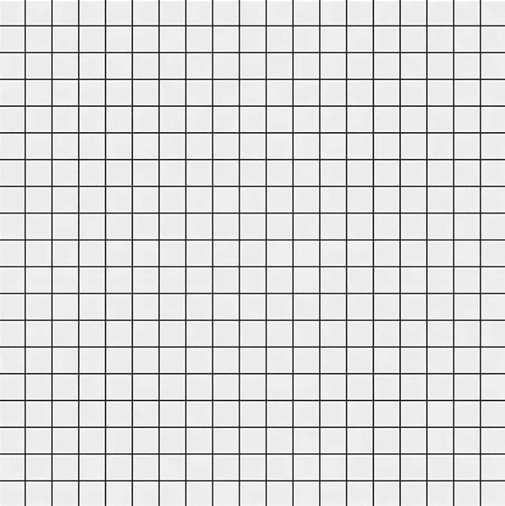 Ilcom Mosaïque Pour Douche|Mosaïque<Mosaïque sur résille pour salle de bain et cuisine en céramique 30.2 cm x 30.2 cm - White chaturanga