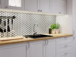 Ilcom Mosaïque Pour Pièce À Vivre<Mosaïque sur résille pour salle de bain et cuisine en céramique 26.3 cm x 30.3 cm- Triangular blanket