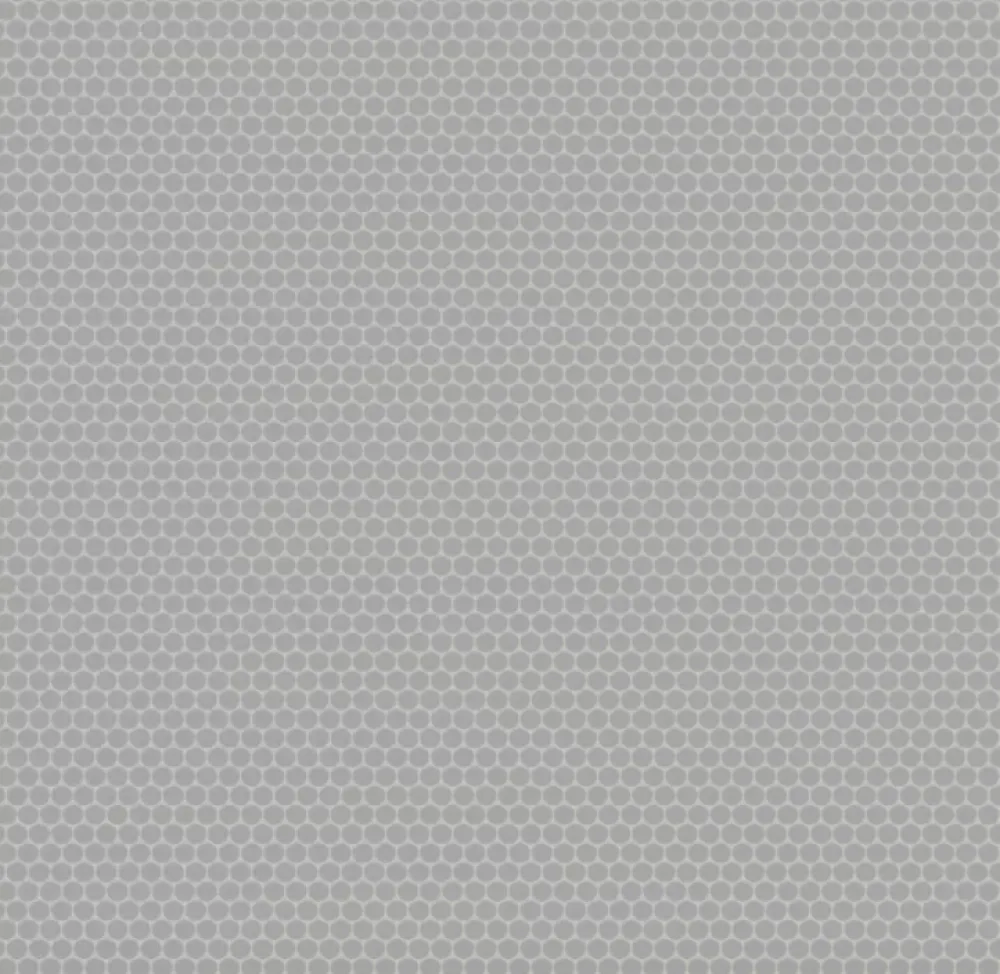 Ilcom Mosaïque sur résille pour salle de bain et cuisine en céramique 31.7 cm x 29.3 cm - Silver dots- Mosaïque Pour Salle De Bains