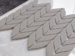 Ilcom Mosaïque sur résille pour salle de bain et cuisine en céramique 27.5 cm x 21.8 cm - White sparrow- Mosaïque|Mosaïque Pour Salle De Bains