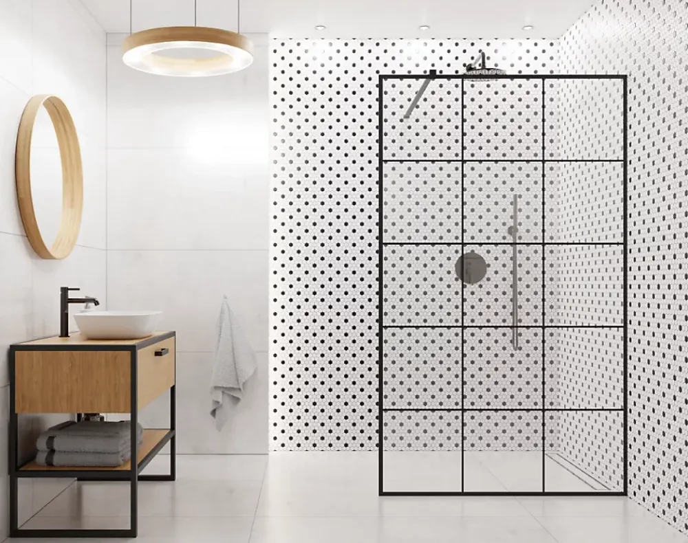 Ilcom Mosaïque sur résille pour salle de bain et cuisine en céramique 30 cm x 26 cm - White honey- Mosaïque Pour Douche