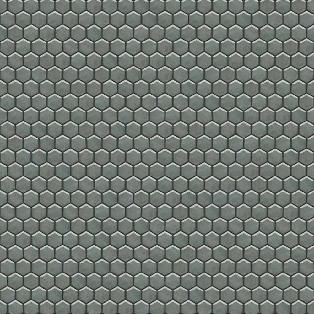Ilcom Mosaïque sur résille pour salle de bain et cuisine en céramique 29.7 cm x 26.2 cm - Nori hive- Mosaïque Pour Douche|Mosaïque Pour Wc