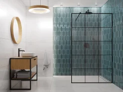 Ilcom Mosaïque Pour Douche|Mosaïque Pour Wc<Mosaïque sur résille pour salle de bain et cuisine en céramique 30.0 cm x 29.6 cm - Crystal