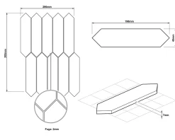 Ilcom Mosaïque Pour Douche|Mosaïque Pour Wc<Mosaïque sur résille pour salle de bain et cuisine en céramique 30.0 cm x 29.6 cm - Crystal