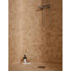 Decoon Mosaïque Pour Douche|Mosaïque Pour Wc<Mosaïque Travertin - Beige - 4.8 x 4.8 cm