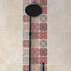 Casa Linea Mosaïque Pour Douche|Mosaïque Pour Wc<Mosaïque travertin Baroque marron 10 x 10 cm pierre naturelle