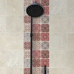 Casa Linea Mosaïque Pour Douche|Mosaïque Pour Wc<Mosaïque travertin Baroque marron 10 x 10 cm pierre naturelle