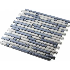Decoon Mosaïque Pour Pièce À Vivre<Mosaïque Verre - Chrome - Barrettes