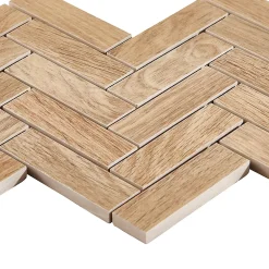 GoodHome Mosaïque 30x30cm Rusticwood- Mosaïque Pour Wc|Mosaïque Pour Pièce À Vivre