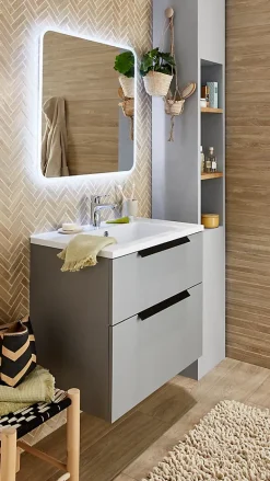 GoodHome Mosaïque 30x30cm Rusticwood- Mosaïque Pour Wc|Mosaïque Pour Pièce À Vivre