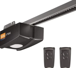 Nature Pro Moteur 500 N 433 MHz avec 2 émetteurs manuels RSC 2 pour Portes de Garage jusqu'à 7 m² + Accessoires de Montage, Multicolore- Motorisation De Porte De Garage