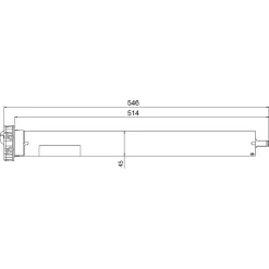 Slid’Up By Mantion Moteur filaire 45 mm pour volet roulant 60 kg - 30 Nm- Volet Roulant