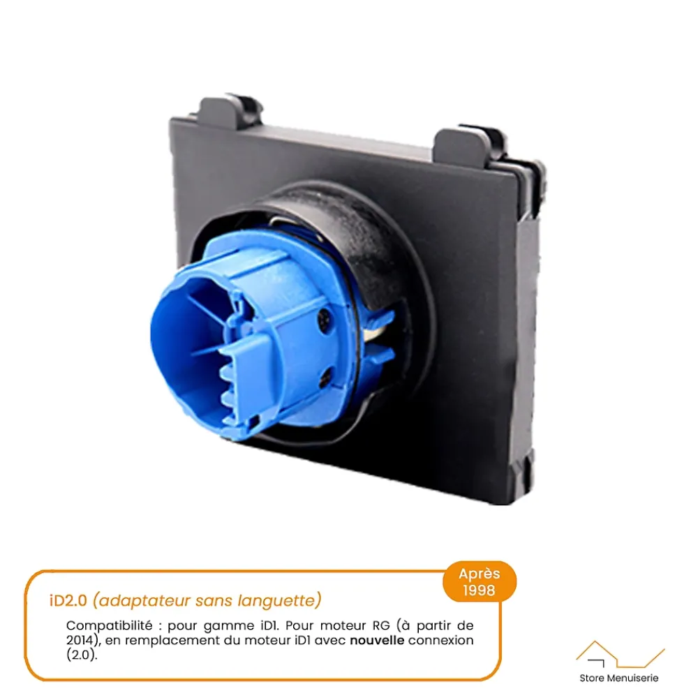 Bubendorff Volet Roulant<Moteur Universel 10 Nm, Radio R, avec Émetteur et Adaptateur 2.0, pour Volet Roulant