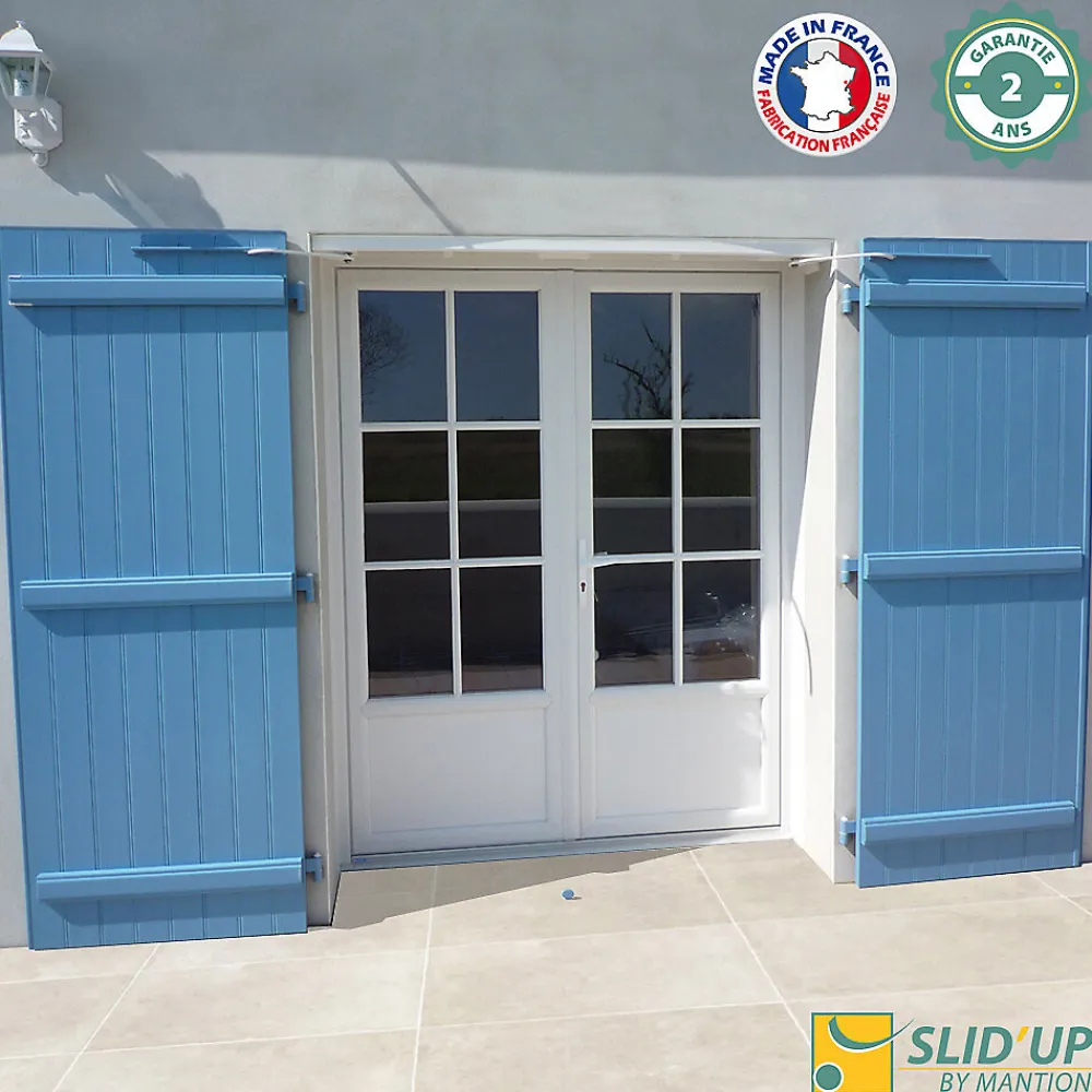 Slid’Up By Mantion Motorisation pour volet 2 battants SLID'UP WINEO radio - baie 1500 à 2500 mm - brut- Volet Battant
