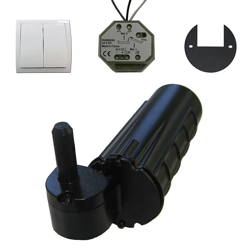 Slid’Up By Mantion Motorisation pour volet 1 battant droit SLID'UP URANUS filaire - gond 14 mm- Volet Battant