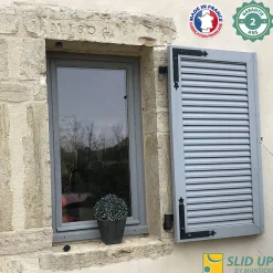 Slid’Up By Mantion Motorisation pour volet 1 battant droit SLID'UP URANUS filaire - gond 14 mm- Volet Battant