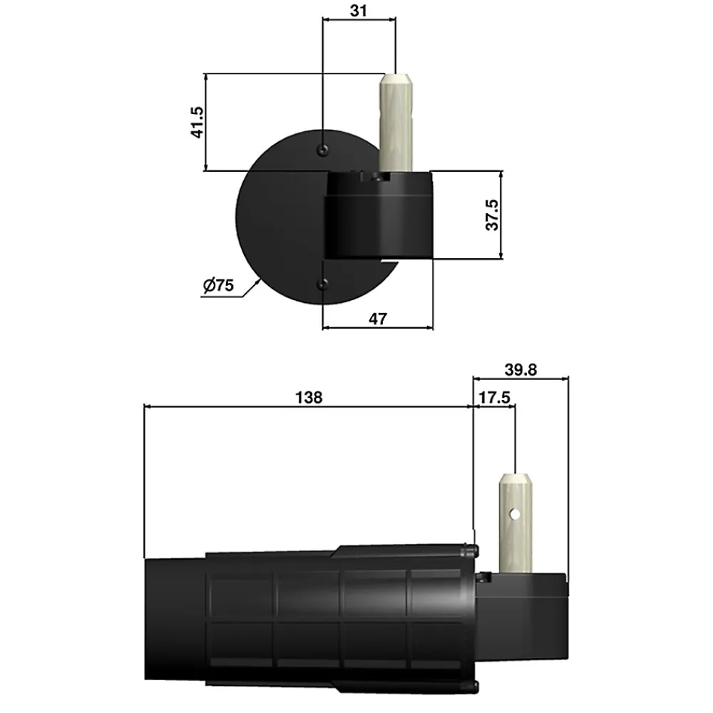 Slid’Up By Mantion Volet Battant<Motorisation pour volet 2 battants SLID'UP URANUS filaire - gond 14 mm