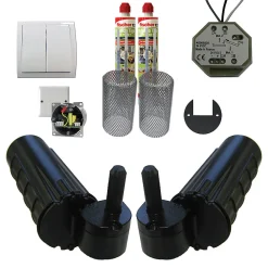 Slid’Up By Mantion Volet Battant<Motorisation pour volet 2 battants SLID'UP URANUS filaire - gond 14 mm - kit scellement - alimentation à encastrer