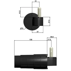 Slid’Up By Mantion Volet Battant<Motorisation pour volet 1 battant gauche SLID'UP URANUS filaire - gond 12 mm