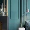 Woodbord Moulure<Moulure murale décorative en bois ROYALE - 3 x 100 cm - Brut sans peinture - Cimaise - Plinthe - Baguette d'ornement