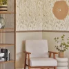 Woodbord Moulure<Moulure murale décorative en bois CHEVRON - 0,6 x 3,8 x 100 cm - Brut sans peinture - Cimaise - Plinthe - Baguette d'ornement