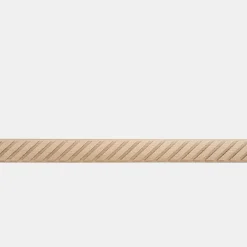 Woodbord Moulure<Moulure murale décorative en bois CHEVRON - 0,6 x 3,8 x 100 cm - Brut sans peinture - Cimaise - Plinthe - Baguette d'ornement