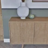 Woodbord Moulure murale décorative en bois PERLA 11 - 1,1 x 100 cm - Brut sans peinture - Cimaise - Plinthe - Baguette d'ornement- Moulure