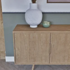 Woodbord Moulure murale décorative en bois PERLA 11 - 1,1 x 100 cm - Brut sans peinture - Cimaise - Plinthe - Baguette d'ornement- Moulure