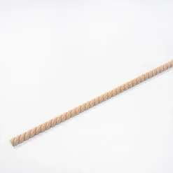 Woodbord Moulure<Moulure murale décorative en bois TORSADE 30 - 3 x 100 cm - Brut sans peinture - Cimaise - Plinthe - Baguette d'ornement