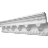Moulure polystyrène Gloria 1 x 2 m blanc- Moulure Et Rosace De Plafond