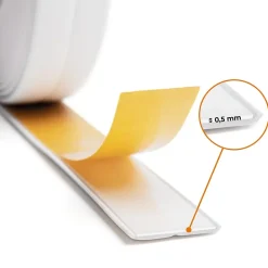 Quest Plinthe Pour Sol En Vinyle Et Pvc<Moulure Souple en PVC 10x10 mm, Auto-Adhésive avec Bande Mousse, Plinthe Souple, pour Finitions et Étanchéité des Jonctions, blanc