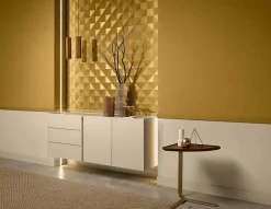 NMC Moulures - Design moderne - FL1 WALLSTYL - Blanc - 2m- Plinthe Pour Parquet Et Stratifié