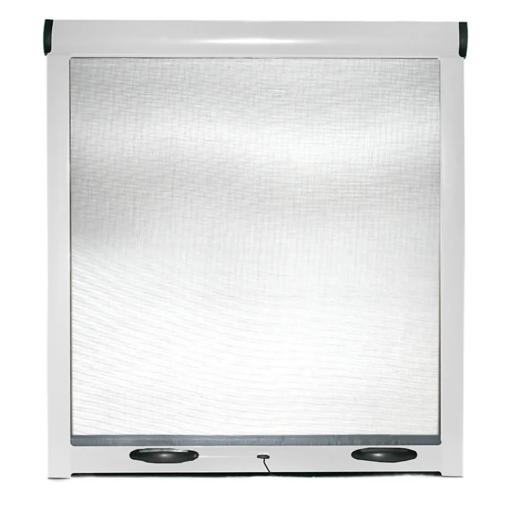 Yourself Moustiquaire à enroulement en kit réductible universel pour fenêtres verticales EASY-UP Blanc 60x150- Moustiquaire Pour Fenêtre