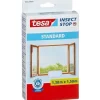 Tesa Moustiquaire Pour Porte-Fenêtre<Moustiquaire - - Standard - 1,3 m x 1,5 mm - Fixation auto-agrippante - Blanc