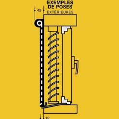 Windhager Moustiquaire alu à enrouleur automatique- Moustiquaire Pour Fenêtre