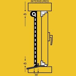 Windhager Moustiquaire alu à enrouleur automatique- Moustiquaire Pour Fenêtre