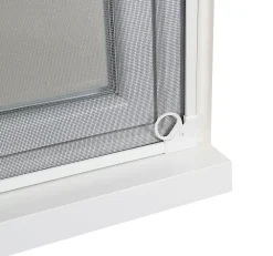 Avosdim Moustiquaire cadre aimanté sans perçage - L100 x H120cm - Blanc- Moustiquaire Pour Fenêtre