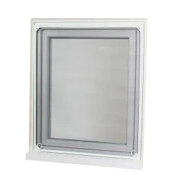 Avosdim Moustiquaire cadre aimanté sans perçage - L100 x H120cm - Blanc- Moustiquaire Pour Fenêtre