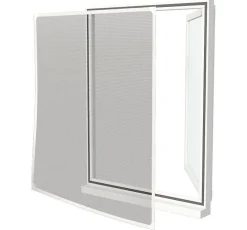 Avosdim Moustiquaire Pour Fenêtre<Moustiquaire cadre aimanté sans perçage - L130 x H160cm - Blanc