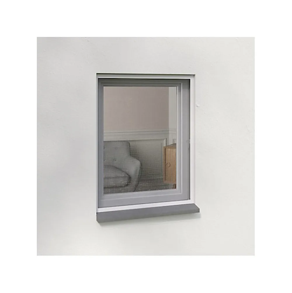 Volet-Moustiquaire Moustiquaire Cadre Amovible Alu 100 cm x 100 cm Blanc- Moustiquaire Pour Fenêtre