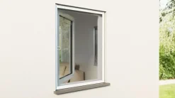 Avosdim Moustiquaire cadre recoupable 85 x 85cm blanc - Toile fibre de verre- Moustiquaire Pour Fenêtre
