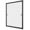 Avosdim Moustiquaire cadre recoupable 85 x 85cm gris anthracite - Toile fibre de verre- Moustiquaire Pour Fenêtre