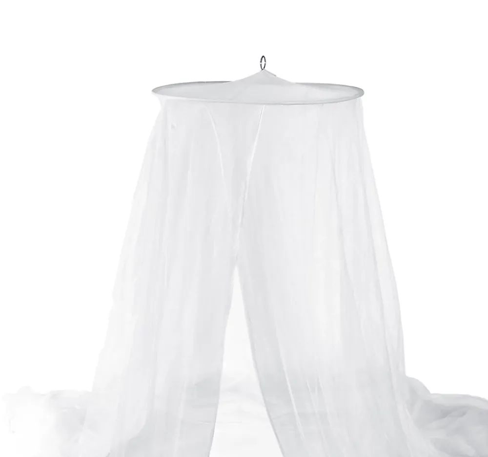 Avosdim Moustiquaire De Lit<Moustiquaire ciel de lit tulle blanc - H250cm / Périmètre 1250cm