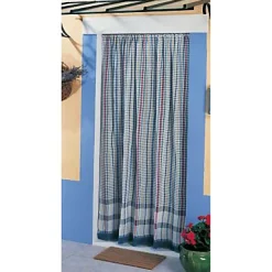 Morel Moustiquaire de porte en coton couleurs 140 x 225 cm- Moustiquaire Pour Porte