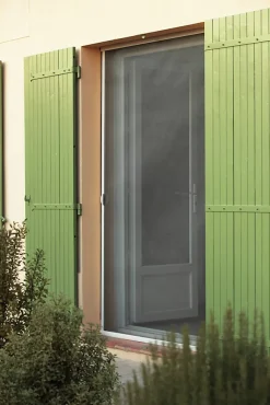 MARITON SA Moustiquaire de porte latérale en alu blanc Kocoon 140 x h.230 cm- Moustiquaire Pour Fenêtre