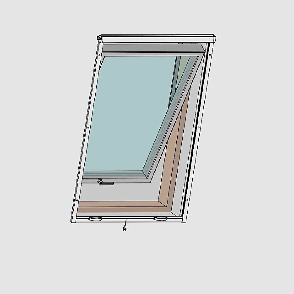 Volet-Moustiquaire Moustiquaire Pour Fenêtre De Toit<Moustiquaire enroulable alu pour fenêtre de toit L 100 cm x H 120 cm blanc