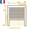 Moustikit Moustiquaire enroulable verticale Alu Blanc Confort- Moustiquaire Pour Fenêtre